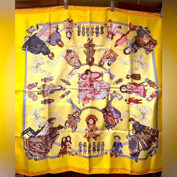 Hermes Hello Dolly Vintage Silk Scarf - Picture 1 of 6
